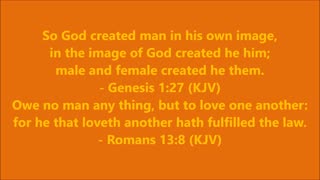 Godliness | Male and female created he them. - RGW Teaching