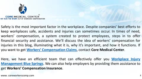 What Is Workers' Compensation For Injuries?