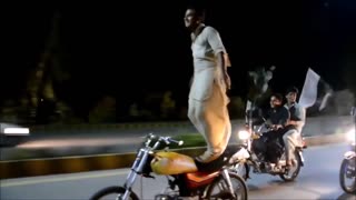 Pathan Ride Bike With stunts 2017