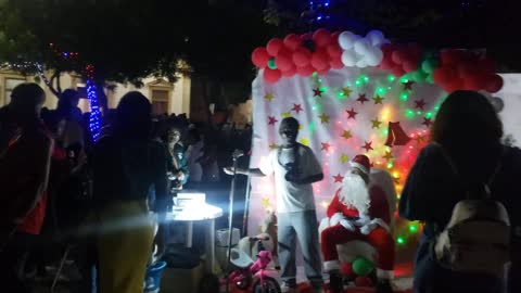 Christmas night in Praia, Santiago (Cape Verde)