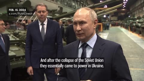 President Putin addresses the false claim that Ukraine’s Hitler collaborators