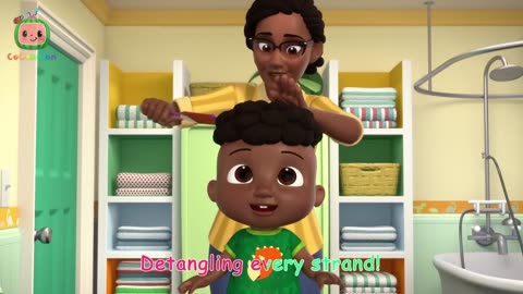 Hair wash day #Nursery_Rhymes