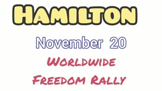 Worldwide freedom Rally : Hamilton