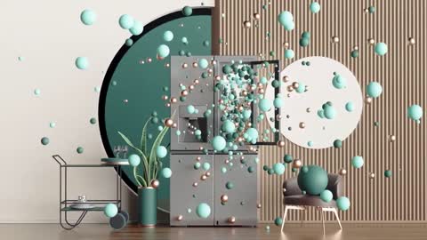 LG SIGNATURE Refrigerator - Just knock to light it up (Collaboration with Peter Tarka)