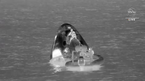NASA's SpaceX Crew-6 Mission Splashes Down (Official Broadcast)