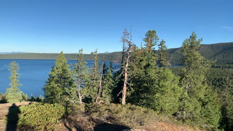 Central Oregon – Paulina Lake “Grand Loop” – Panoramic Lookout – 4K