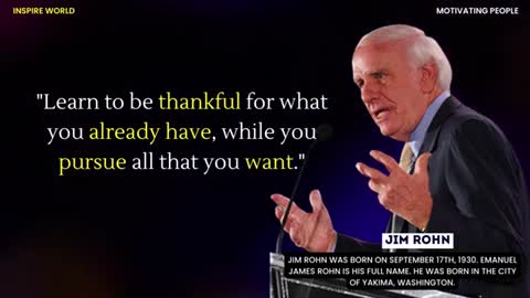 Things You Must Improve Everyday || Jim Rohn Quotes || Inspire World