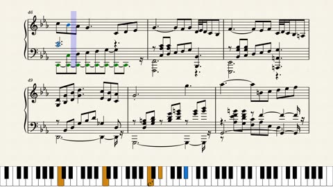 Francis Poulenc Improvisation No. 15 Hommage à Edith Piaf (partition, sheet music)