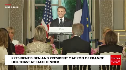 PRESIDENT BIDEN AND PRESIDENT MACRON