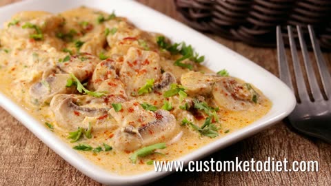 Keto Mushroom Stroganoff