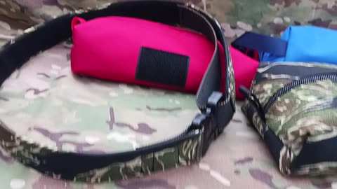Tiger Stripe Wrapped belt and Terlet bag