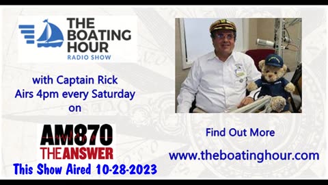 The Boating Hour with Captain Rick 10-28-2023