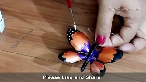 DIY Plastic spoon craft idea Plastic spoon reuse idea Rajni's Art n Crafts