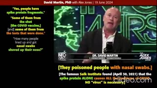 They Poisoned People With Nasal Swabs, Says David Martin, PhD