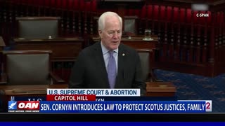 Sen. Cornyn introduces law to protect SCOTUS justices family