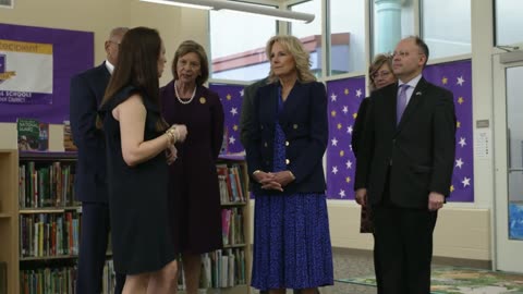 Dr. Jill Biden Delivers Surprising Message to Airmen and Their Families