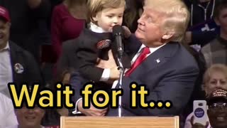 BABY LOVES DONALD TRUMP ***MUST WATCH***