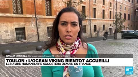 Ocean Viking : en Italie, "une ligne dure en matière de politique migratoire"