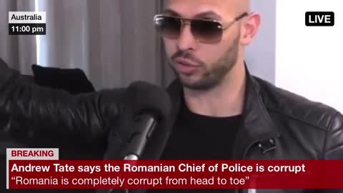 Andrew Tate actually admiting at giving bribes to the Chief of the Romanian Police