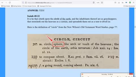 Flat earth theory falls flat, crushed by the word of God!