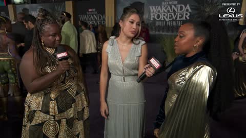 Abbott Elementary's Quinta Brunson At The Premiere Of Black Panther Wakanda Forever