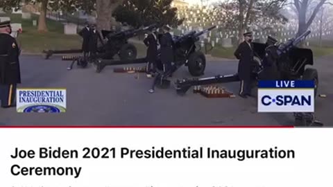 Joe Biden Inauguration NOT ~ MILITARY FUNERAL 🤪