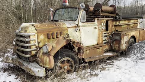 Vintage fire truck