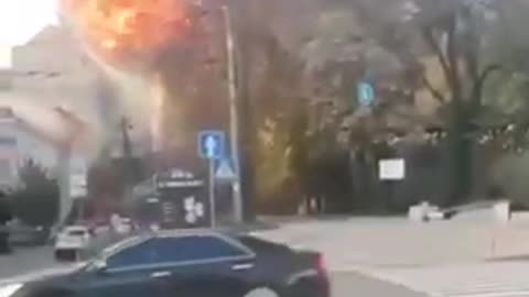 Kiev Metro on Fire / Shelled