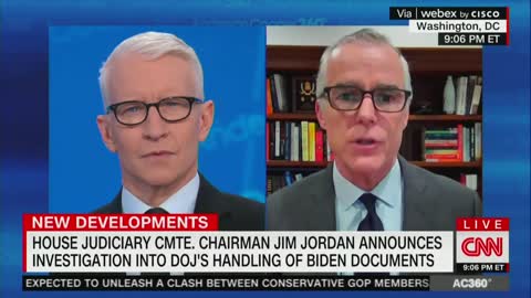 CNN's Andrew McCabe Says DOJ Should Refuse to Cooperate with Congress