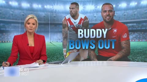 Lance 'Buddy' Franklin Announced AFL Retirement | NewsFirst