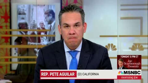 Pete Aguilar, the Chair of the House Democrats, attributes the surge of illegal immigration