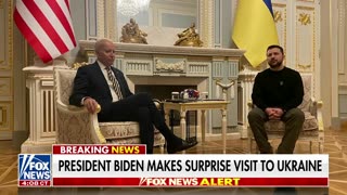 Biden makes surprise visit to Ukraine