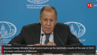 Russia's Lavrov speaks at news conference: UKRAINE IS RESPONSIBLE FOR WHAT HAPPENS