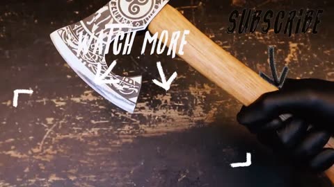 Antique Hatchet Restoration with AWESOME VIKING modifications