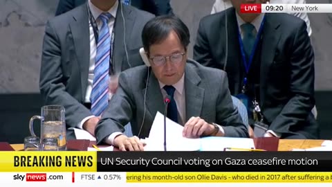UN security council vetoes the US-sponsored resolution calling for an immediate #ceasefire in #Gaza.
