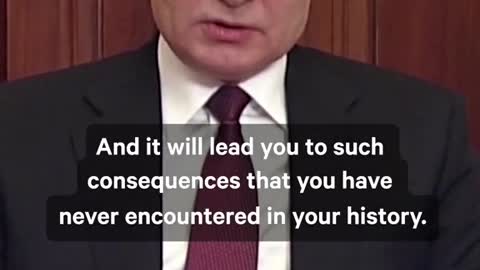 Putin's warning to the world