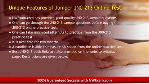 Get Ready to Crack Juniper JN0-213 Certification Exam