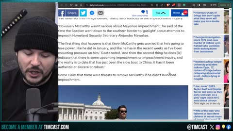 Motion To REMOVE Kevin McCarthy As Speaker FOUND IN BATHROOM, Gaetz Goes To WAR With Uniparty GOP
