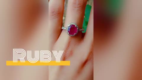 Natural || Ruby|| Emerald || peridot || sphire|| amethyst || Garnet