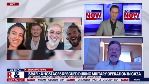 Israel hostages rescued_ 4 found alive by IDF in Gaza operation _ LiveNOW from FOX