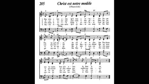 Christ est notre modèle (Cantique 205 de Louons Jéhovah par nos chants)