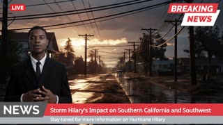 🌧️ Storm Hilary's Impact on Southern California and Southwest 🌊