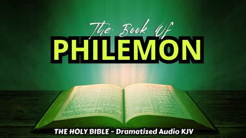 ✝✨The Book Of PHILEMON | The HOLY BIBLE - Dramatized Audio KJV📘The Holy Scriptures_#TheAudioBible💖