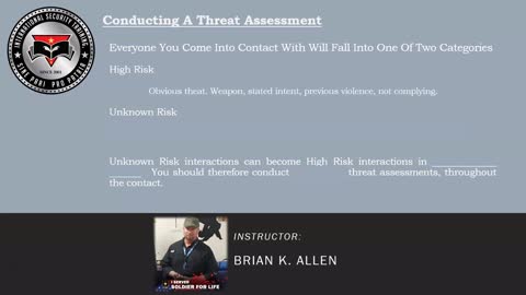 Conducting Threat Assessments | Personal Interactions | Physical Security | Bodyguard Course | 328