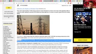 THEY ADMIT IT! - POWER GRID COLLAPSE! - ENERGY COMMISSIONER WARNS OF CRISIS!