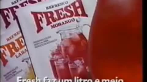 Comercial do Suco Fresh com Guilherme Karan 1992