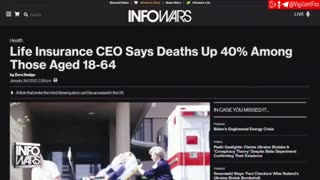 CDC says deaths up from 18-60 year old's by 40%