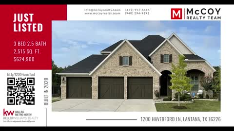 FOR SALE: 1200 Haverford Ln, Lantana, TX 76226