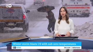 Severe snowstorms paralyze USA as arctic blast sets in