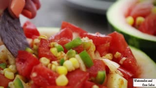 Watermelon and Corn Salsa